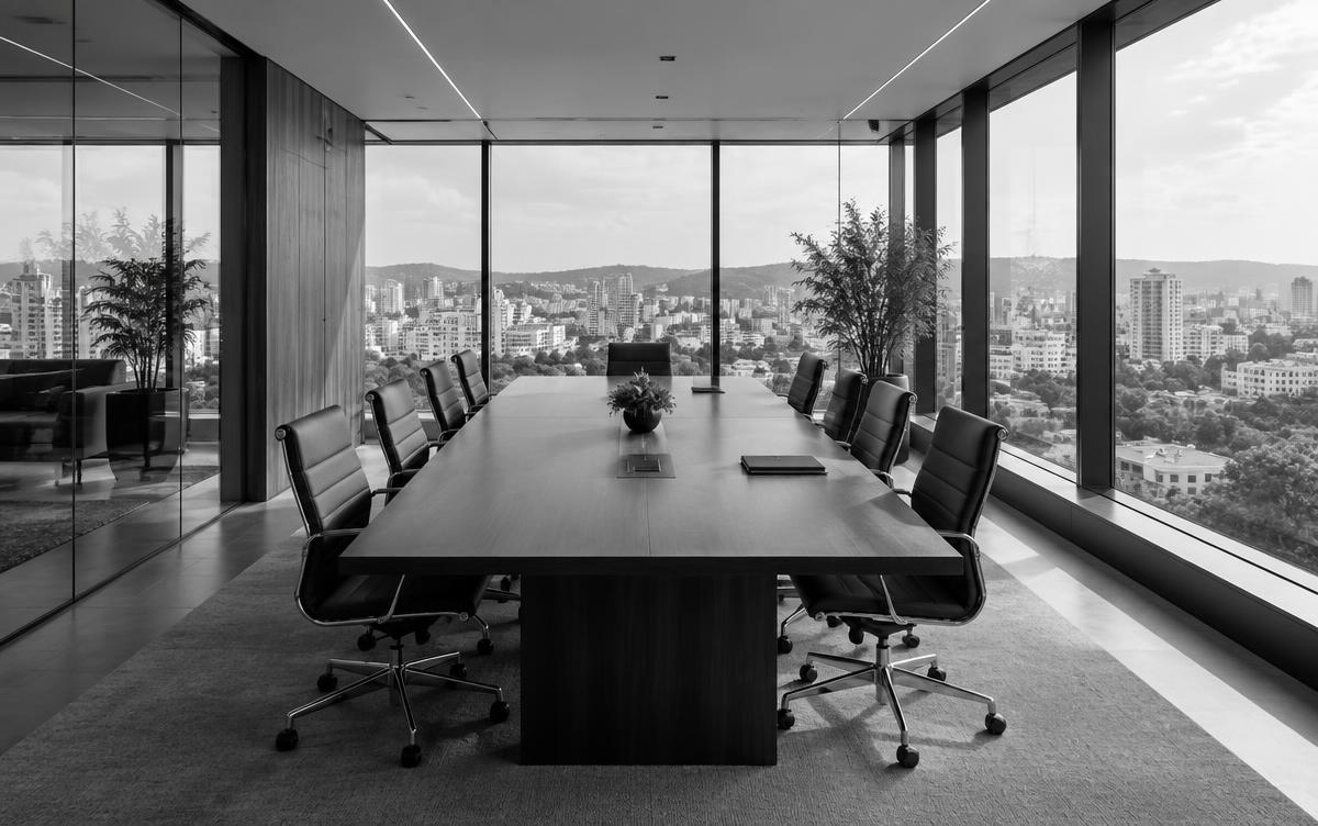 Sala de reunião corporativa
